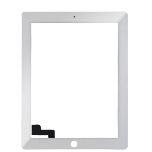 White Original iPad 2 Front Touch Lens Glass Digitizer Screen 
