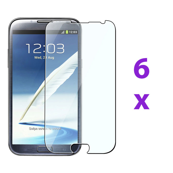 Clear Screen Protector Skin Cover Guard for Samsung Galaxy Note 2 II