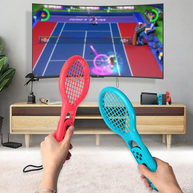 Tennis Racket For Nintendo Switch JoyCon Accessories for Mario Tennis